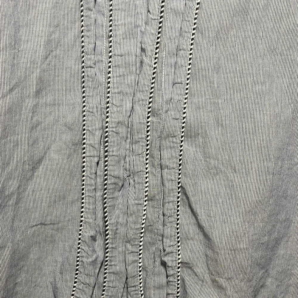 J. Crew Striped Blue and White Top size 2